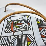 Colossal Roger Capron ceramic cup from the French Riviera, 1950s