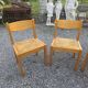 6 chaises vintage en orme maison Regain années 60