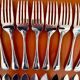Christofle Marot Berain, 12 fish cutlery sets, shell decor