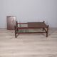 Vintage 1960s coffee table with pull-out tray, Italian design