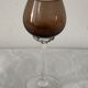 Set of 6 murano 1970 colored digestive glasses