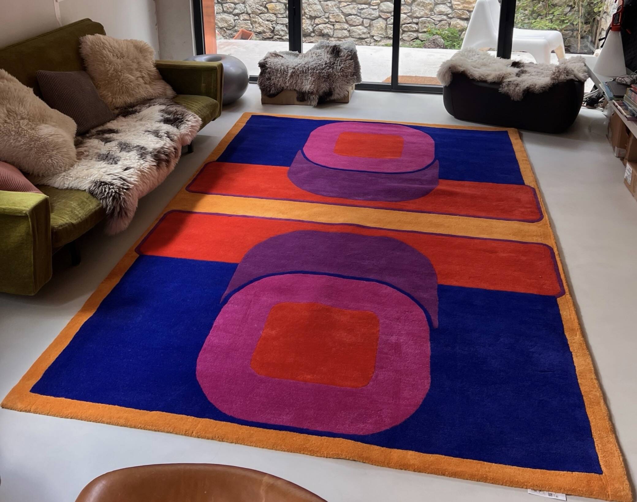 Tapis Jean-Pierre Garrault collab Monoprix Prisunic