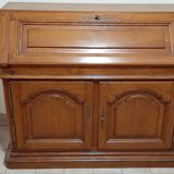 Secretary desk with solid wood flap