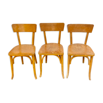 Lot of 3 chairs bistro Luterma