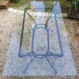table de salla à manger plateau en verre