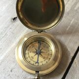 Old pocket compass