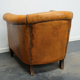 Club armchair in leather color cognac Netherlands