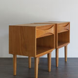 Arne Vodder set of scandinavian night stands, 1950s