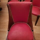 Set of 6 Art Deco chairs
