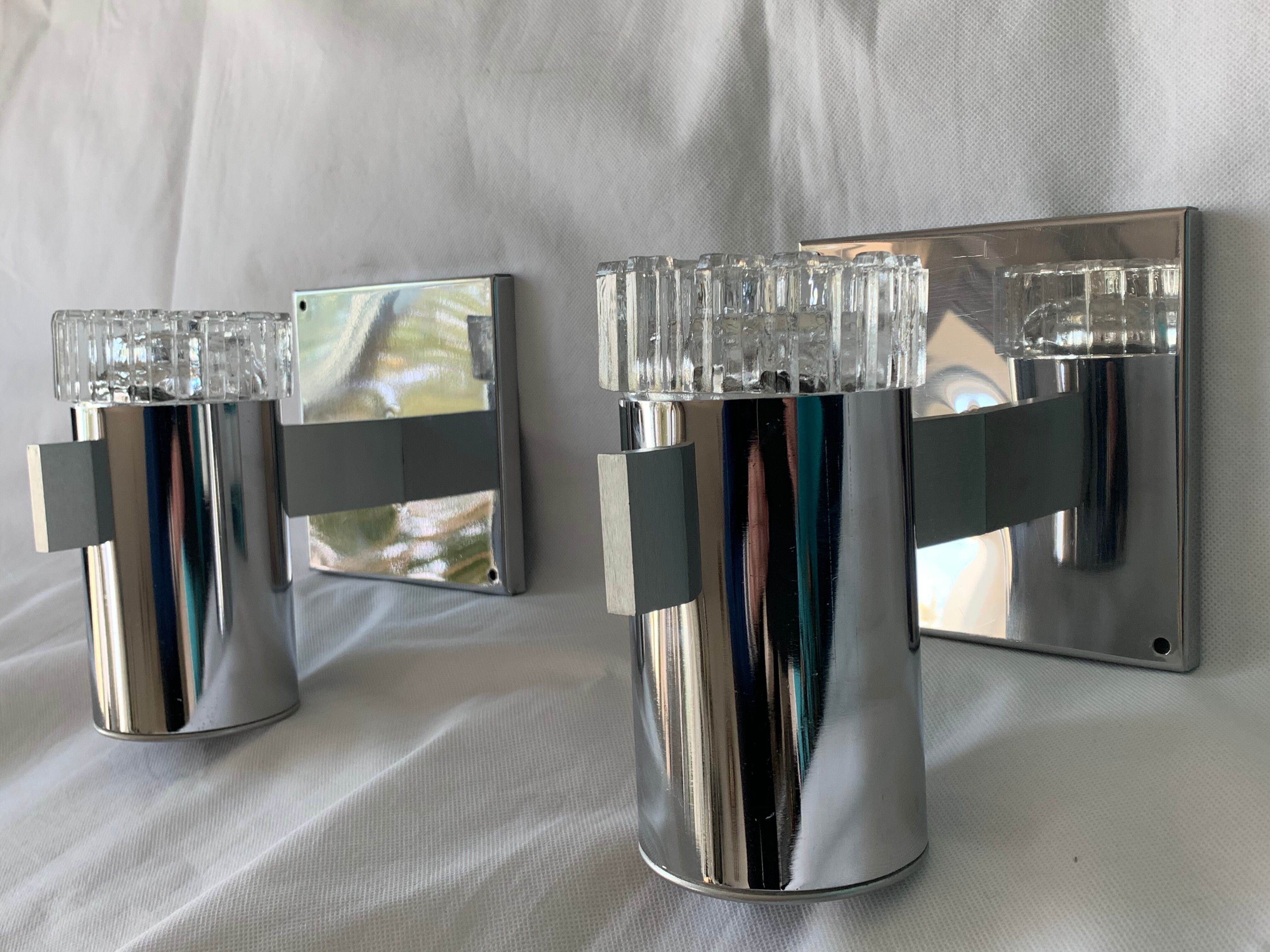 Pair of wall lamps from Sciolari 1970