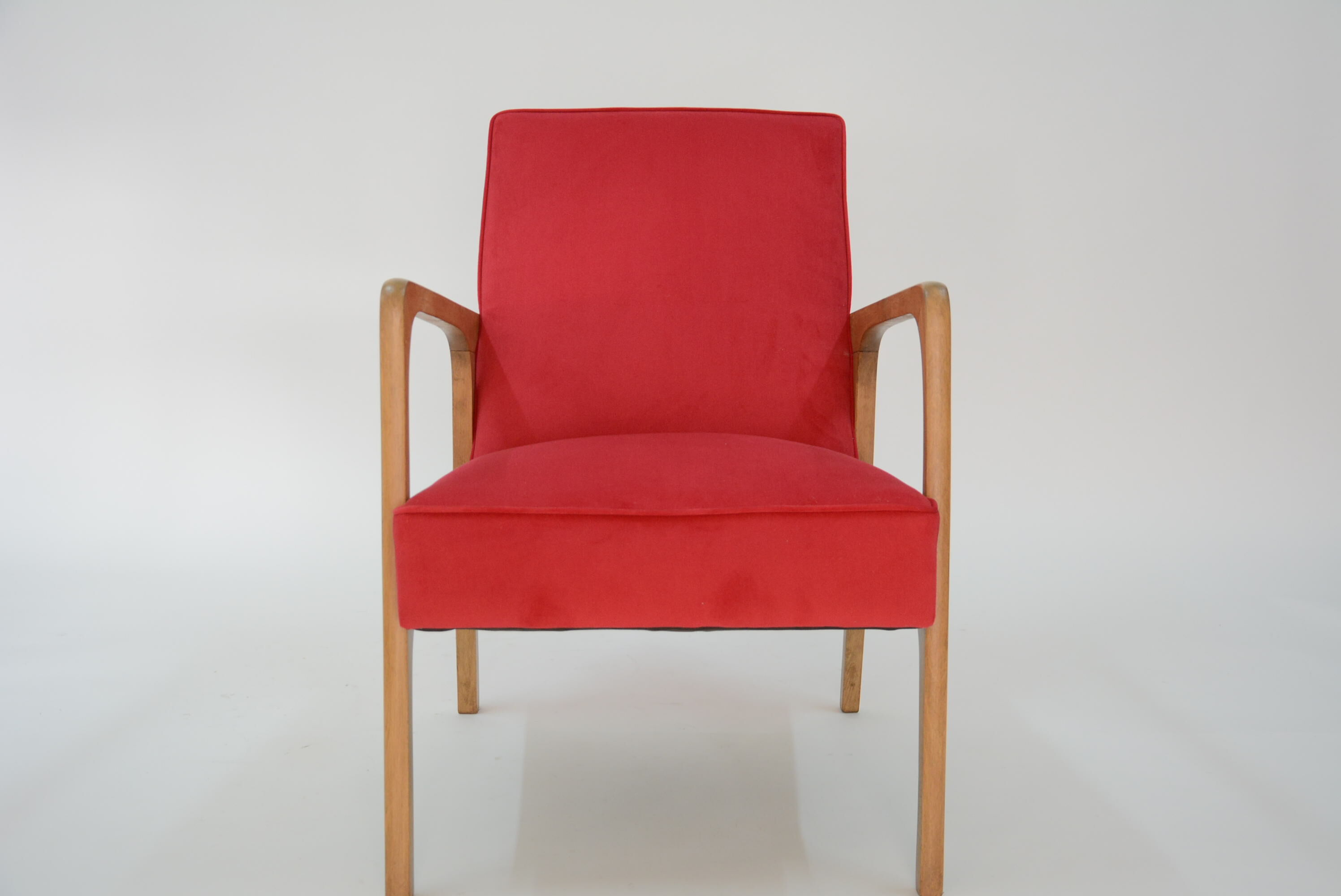 Fauteuil kadr framboise