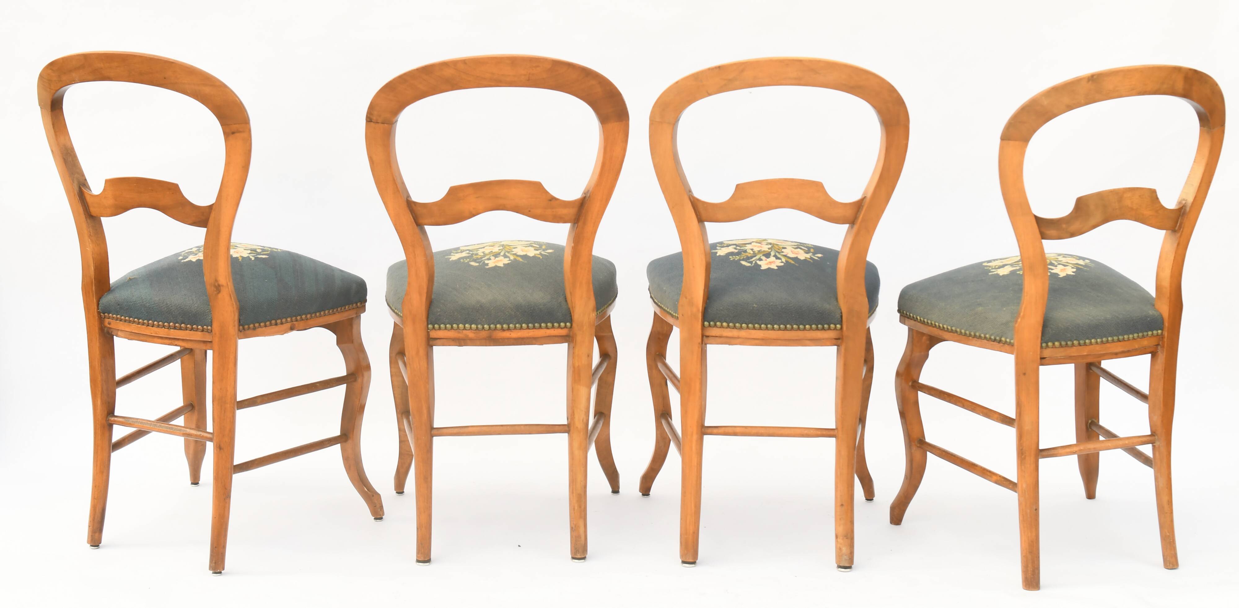 4 Louis Philippe chairs