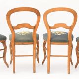 4 Louis Philippe chairs