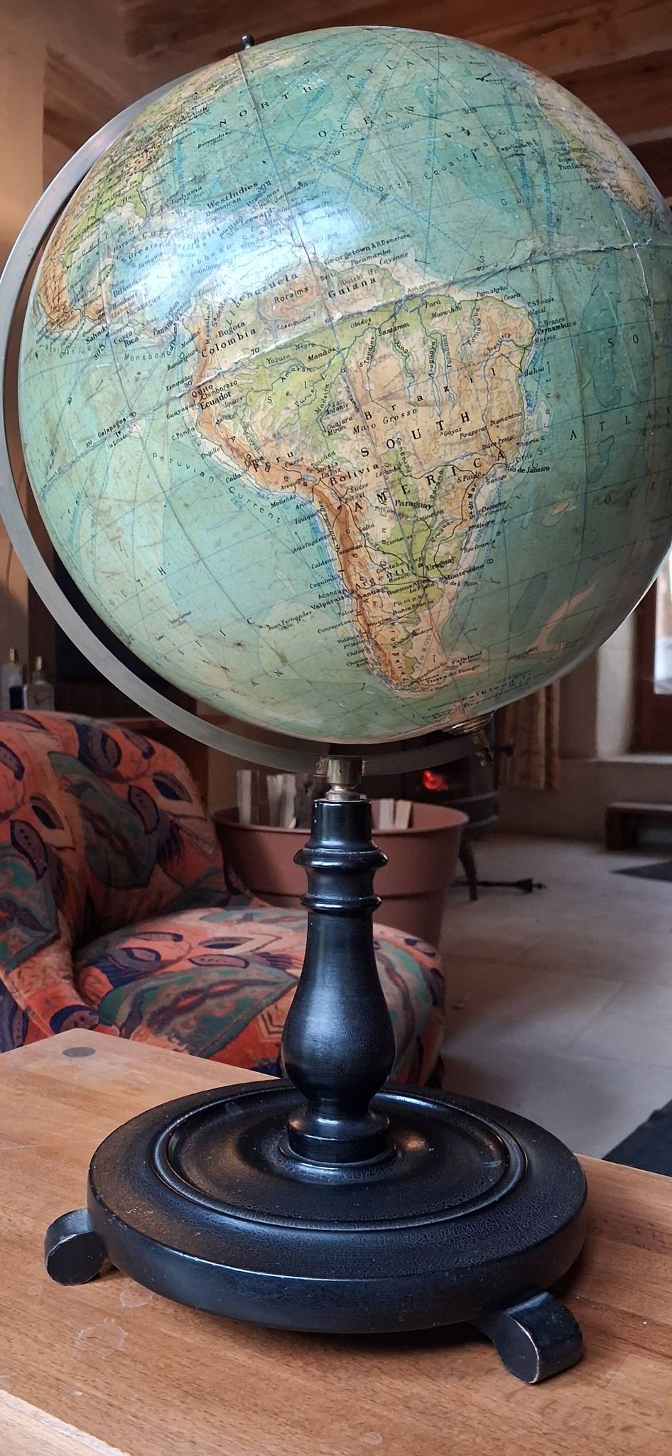 Globe terrestre 12inch après 1924