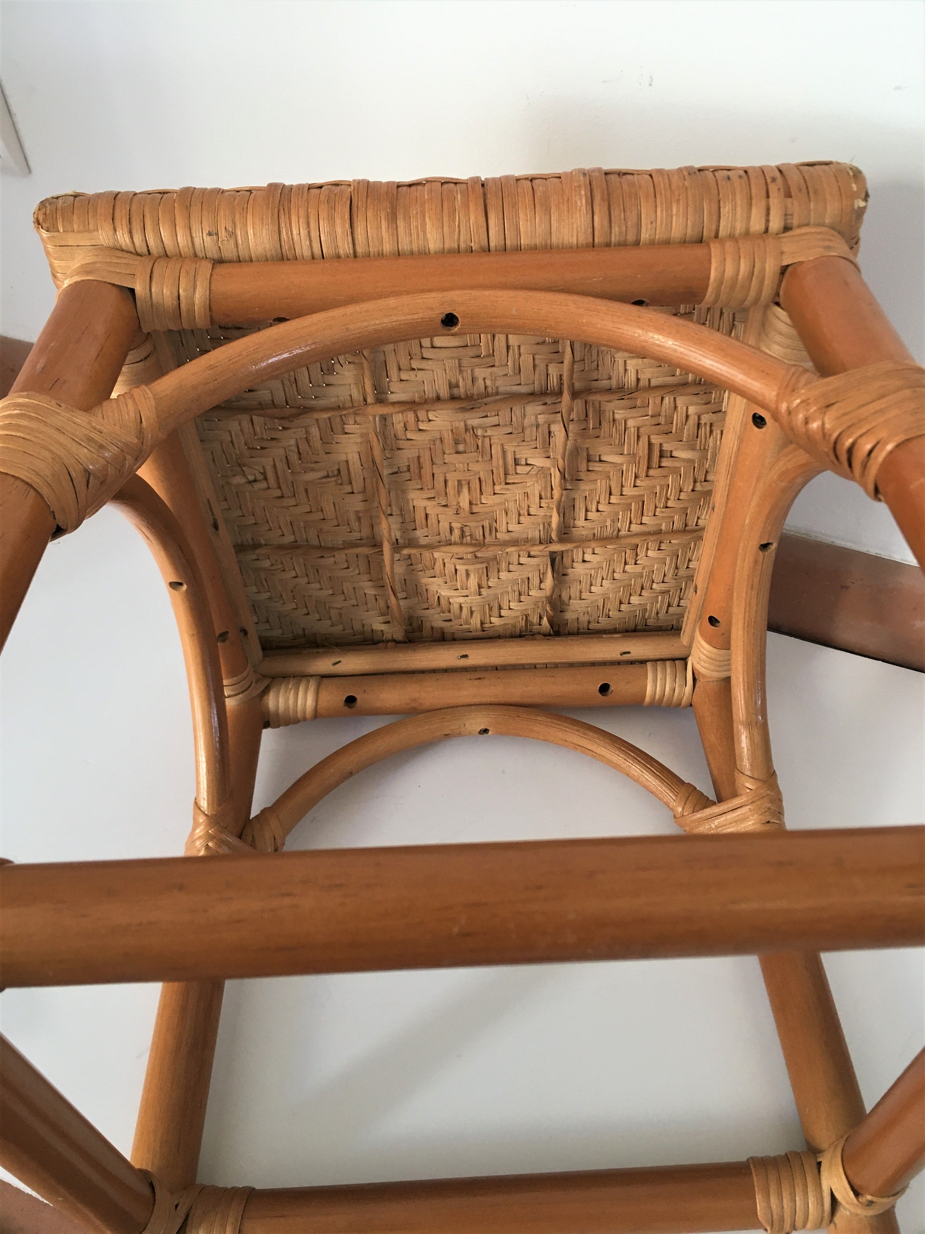Rattan stool