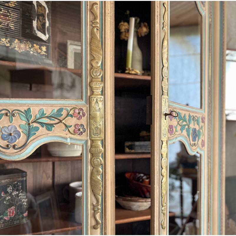Painted antique wardrobe
