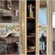 Painted antique wardrobe