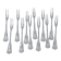 Sfam Empire Without Restraint, 12 snail forks, seafood in silver-plated metal.