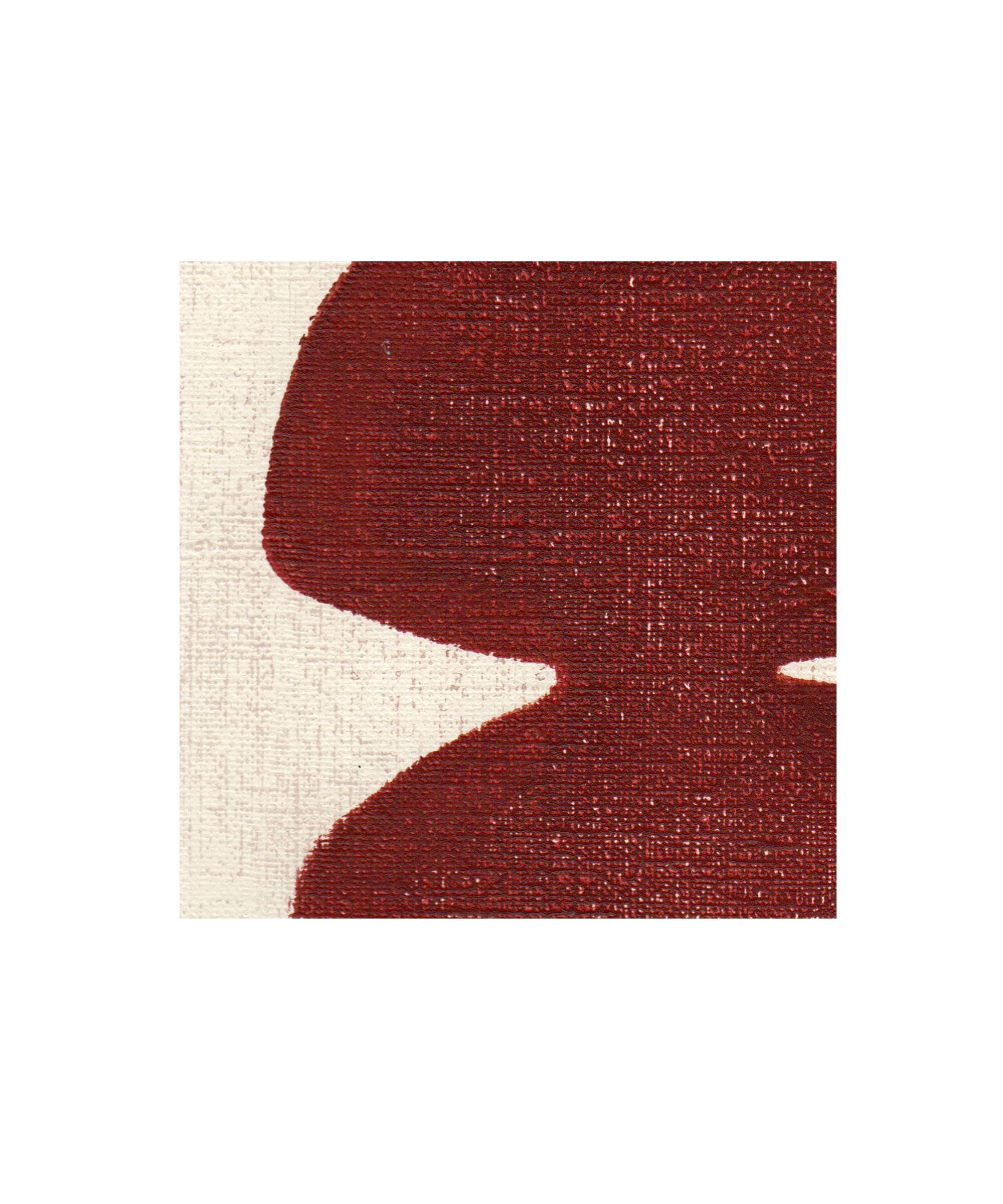 Painting duo - Tea and Infini - abstract illustration - Dark terracotta - signed eawy