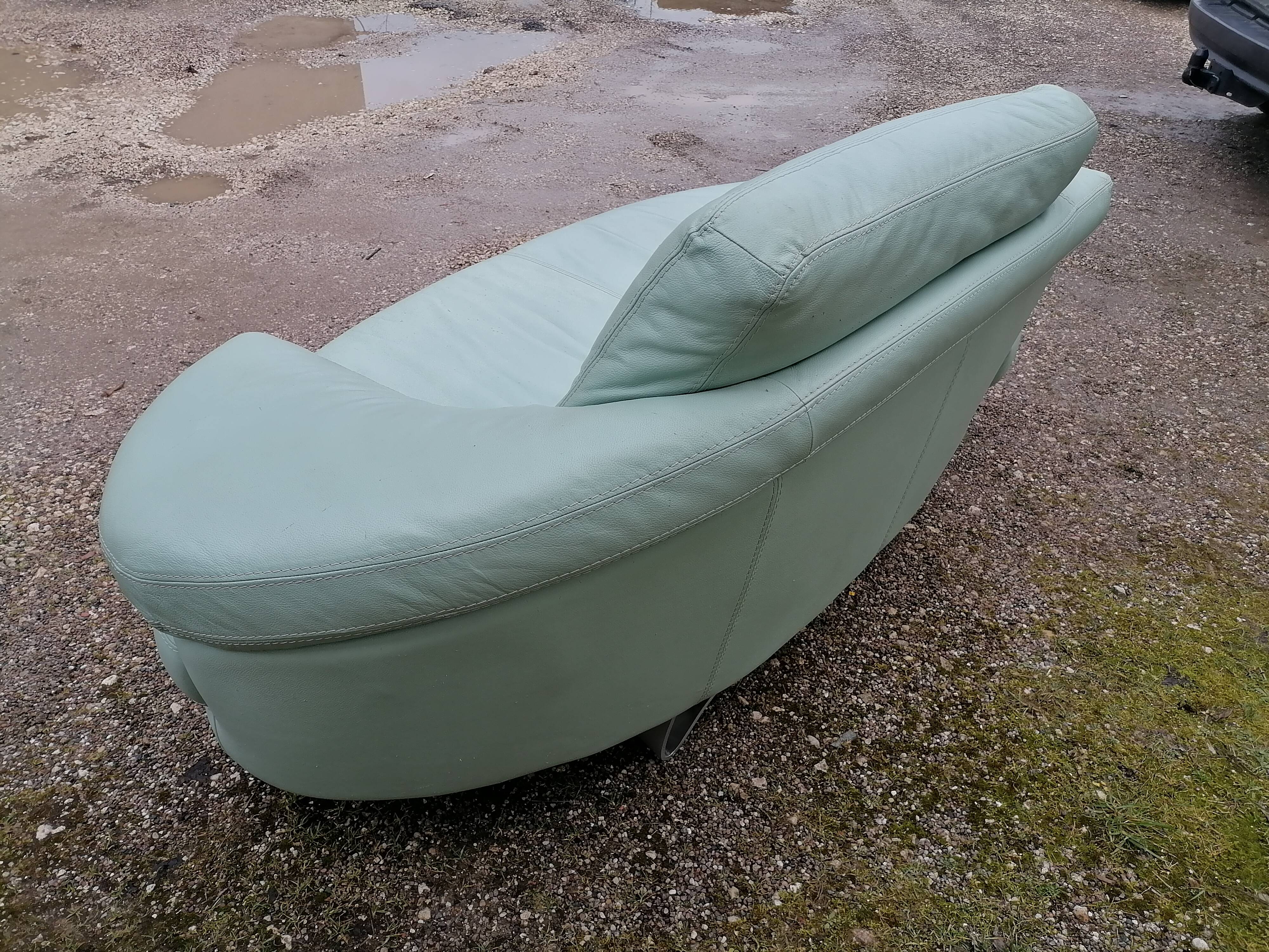 Sofa leather vintage, 70s