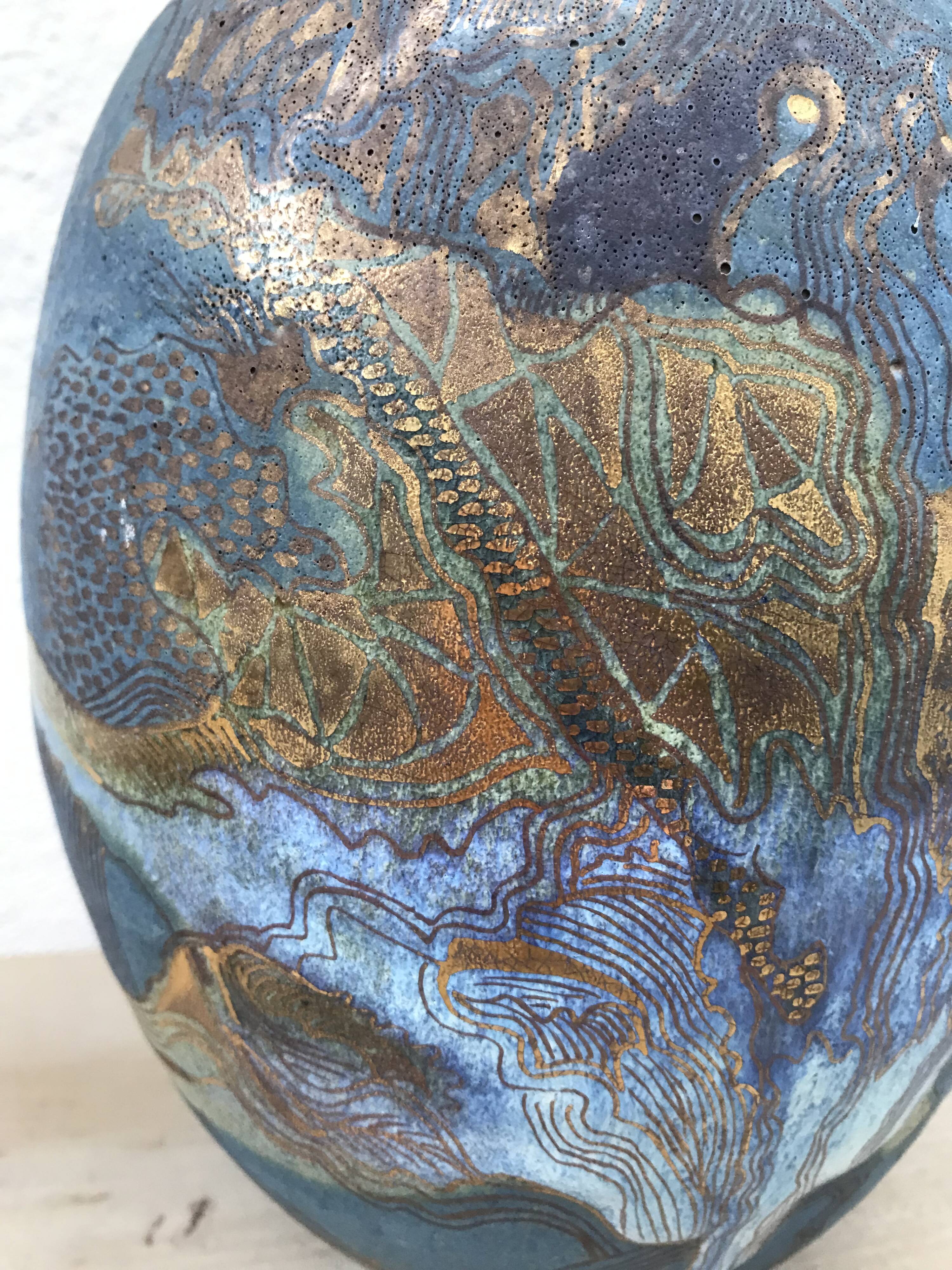 Vase Marc Roussel 80's