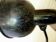 Black vintage lamp metal
