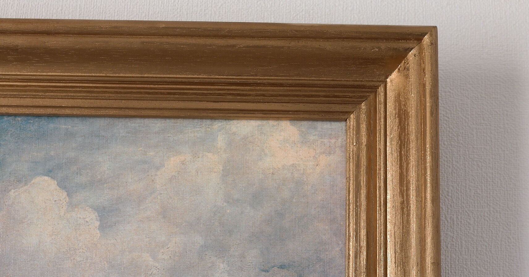 Painting old gilded frame campaign scene