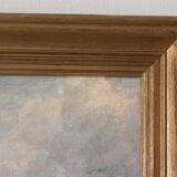 Painting old gilded frame campaign scene