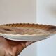6 flat plates fish décor in slurry Sarreguemines vintage