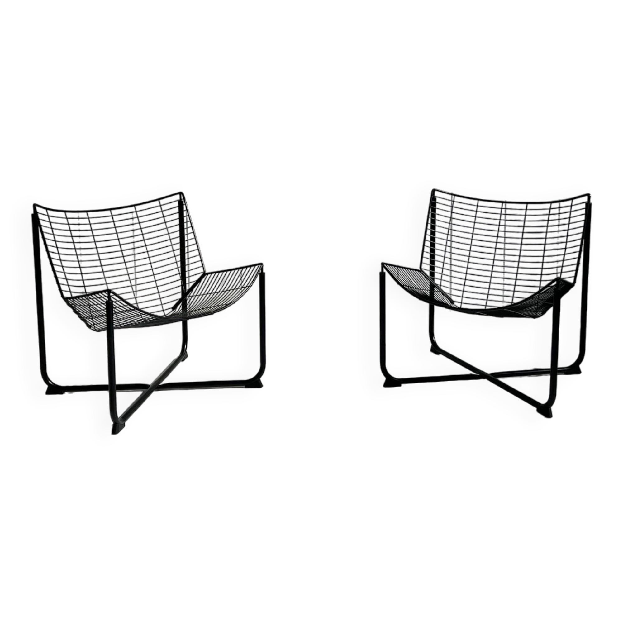 Pair of "Jarpen" armchairs by Niels Gammelgaard, vintage IKEA