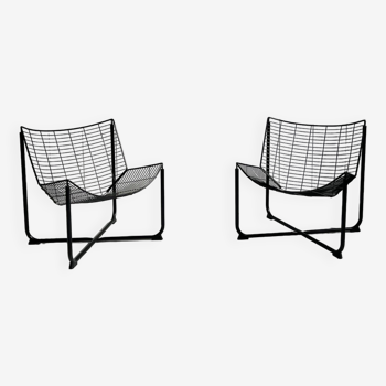 Pair of "Jarpen" armchairs by Niels Gammelgaard, vintage IKEA