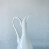 White opaline ewer