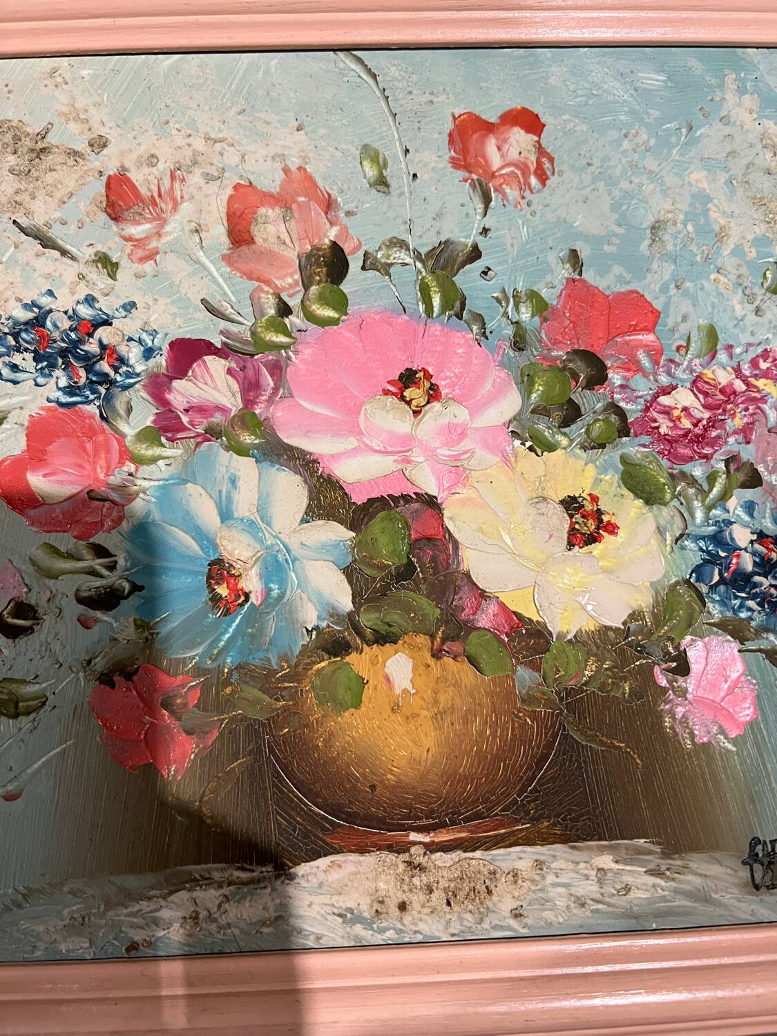 Oil painting “The bouquet of flowers”