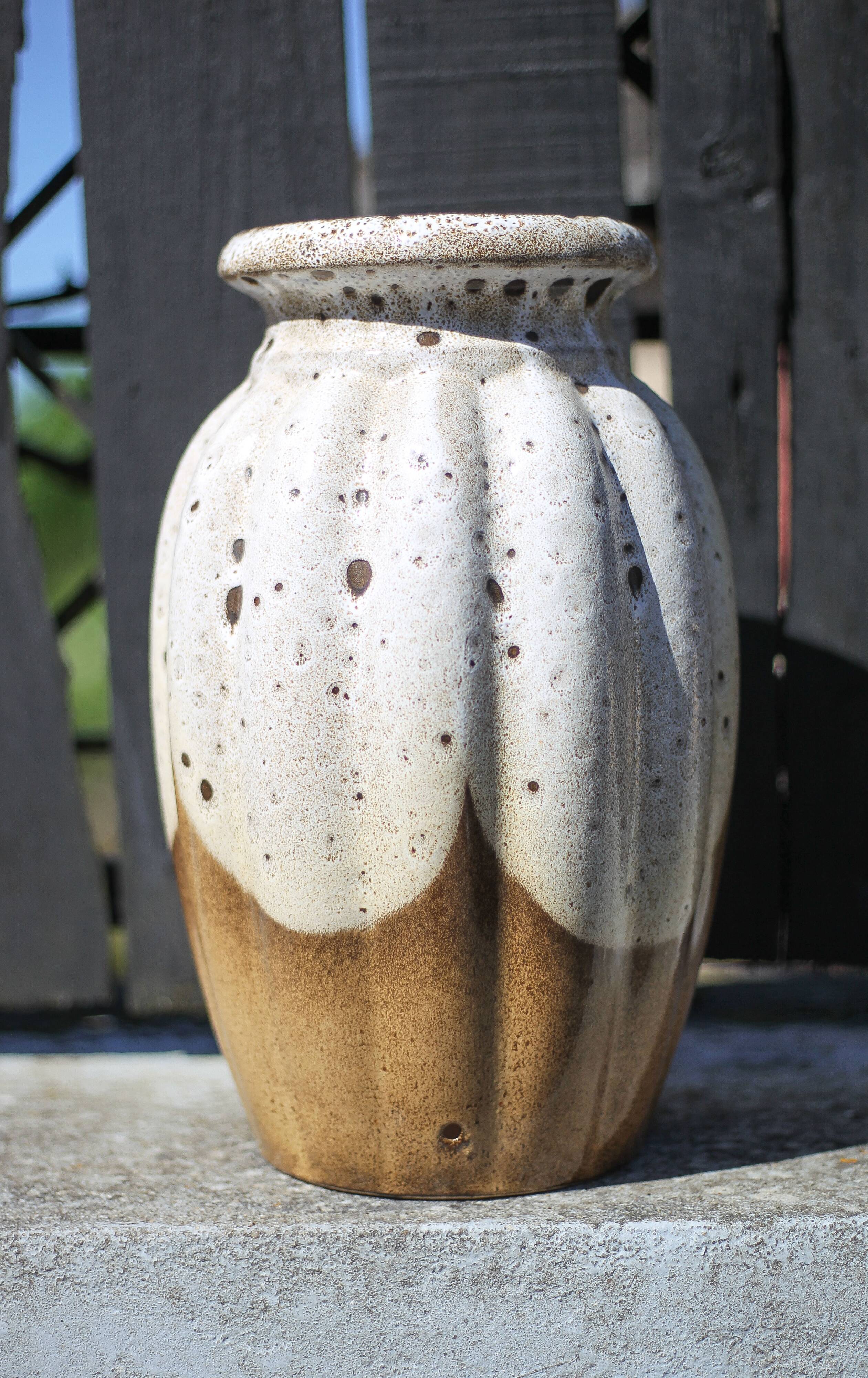 West Germany ceramic vase 292-34, scheurich Keramik, decorative vase, floor vase