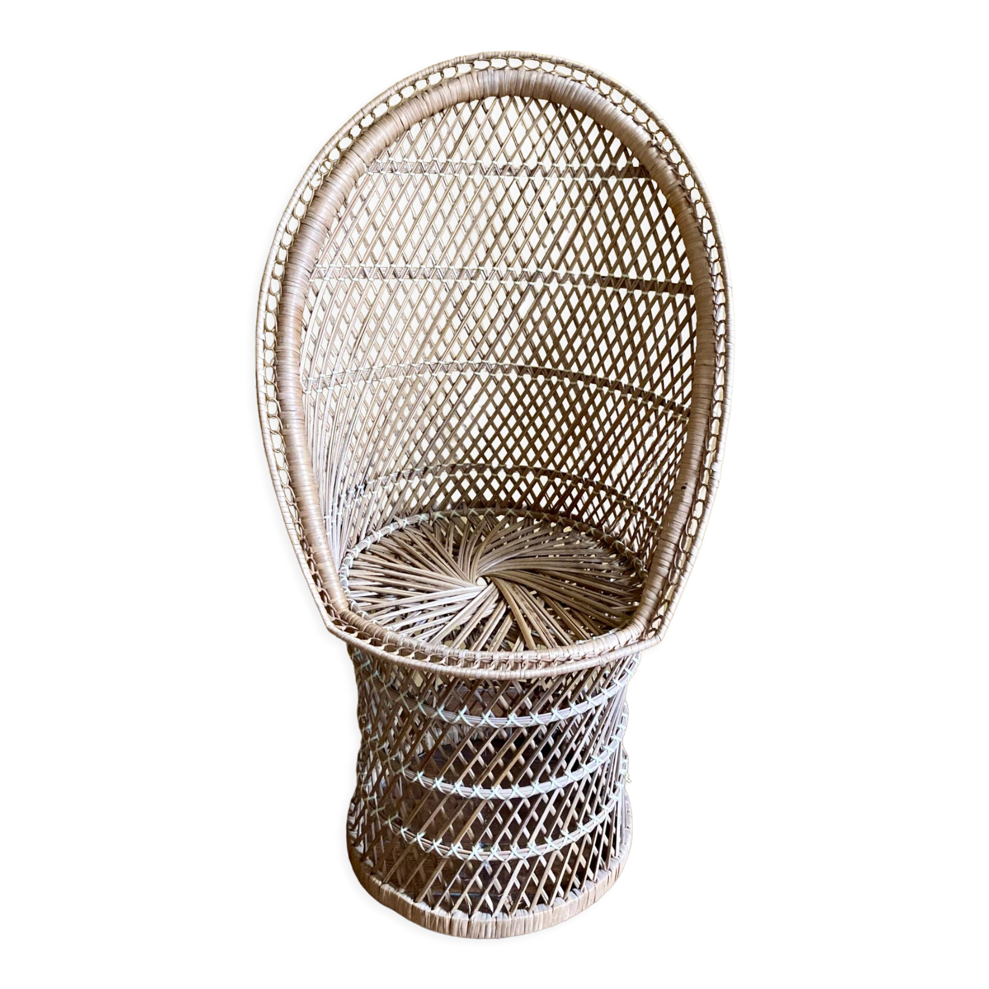 Fauteuil  pour enfant en rotin