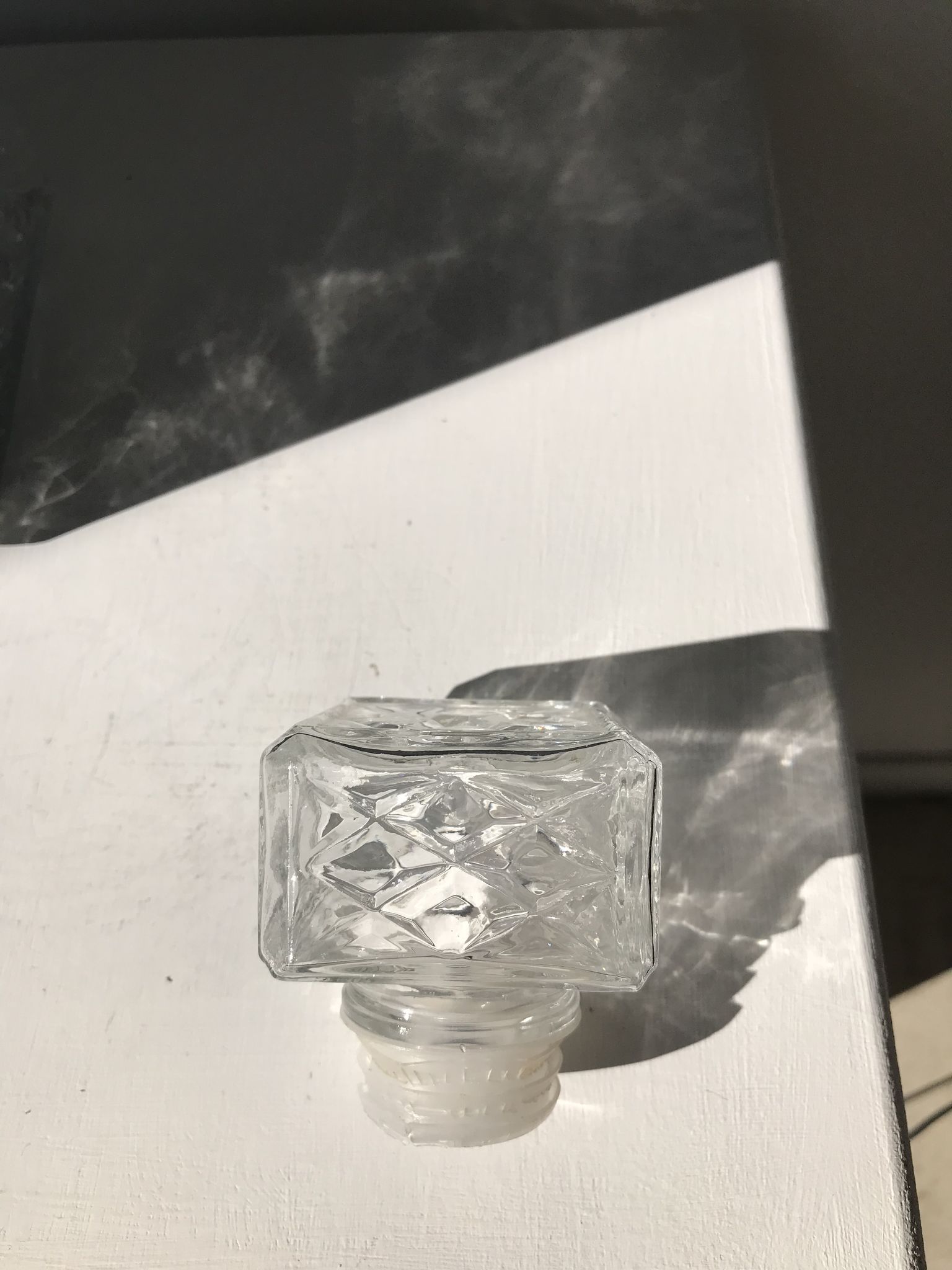 Carafe à whisky en verre