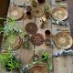 Vintage artisanal plates