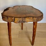 Wooden side table