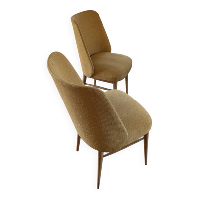 Paire de chaises scandinaves vintage - années 1970