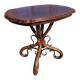 Thonet No. 1 curved wooden side table from the 19th century.