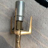 Arlus Publisher. Pair of appliques in gilded bronze