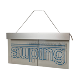 Illuminated vintage advertising sign