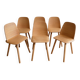 Suite de 6 chaises Nerd Chair, Muuto