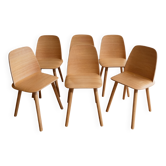 Set of 6 Nerd Chairs, Muuto