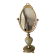 Miroir en onyx et métal doré