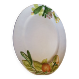Plat de service barbotine