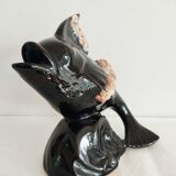 Set of a fish vase and an Alpho squirrel vase
