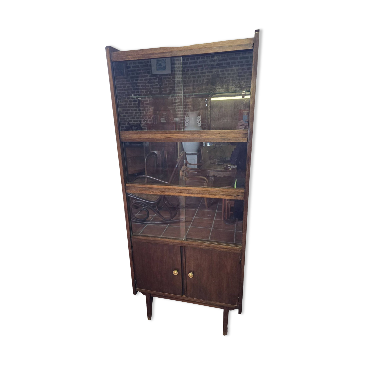 Vintage teak bookcase from the 60s