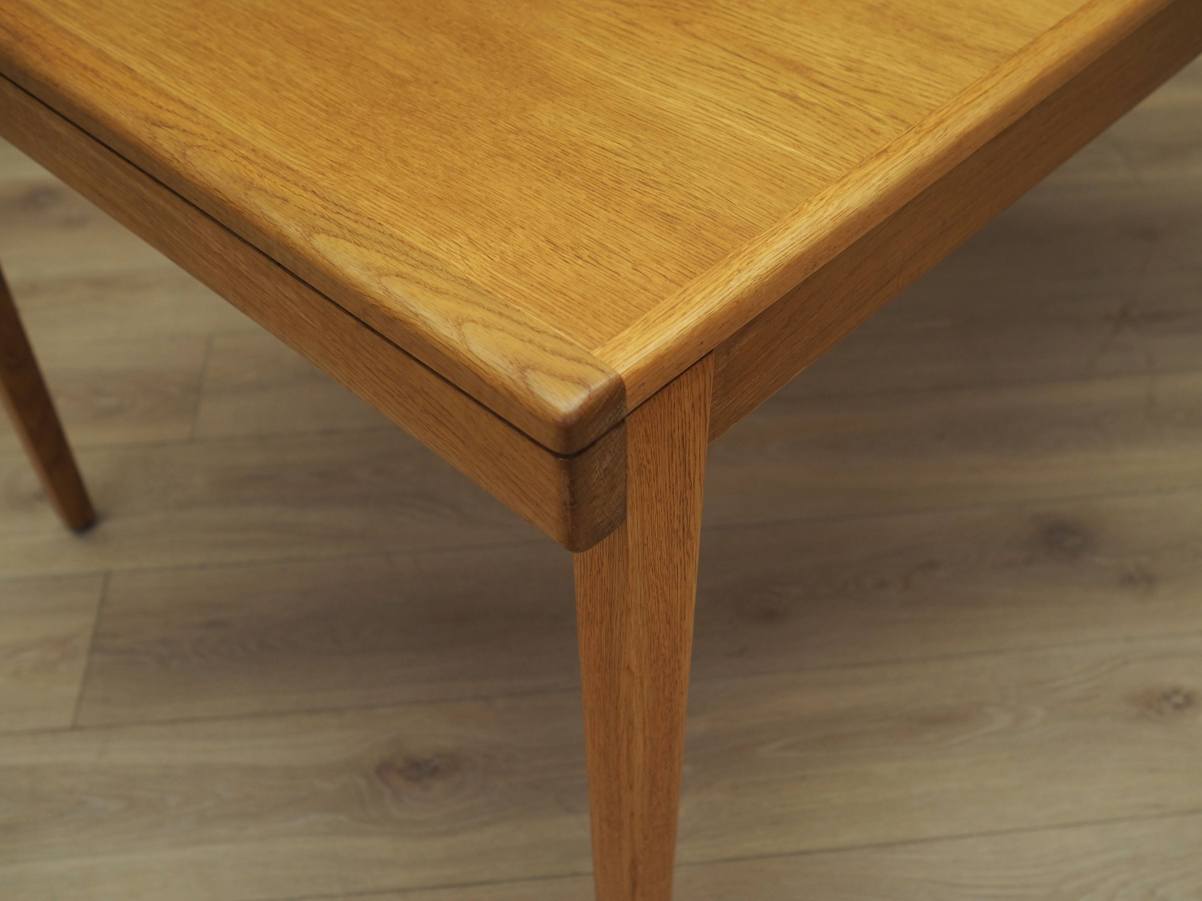 Oak table, Danish design, 1970s, production: Denmark