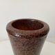 Vase vintage moucheté en granit